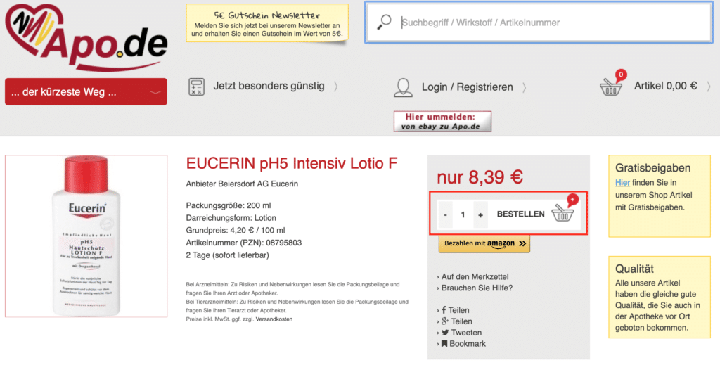 So löst Du deinen apo.de Gutschein ein