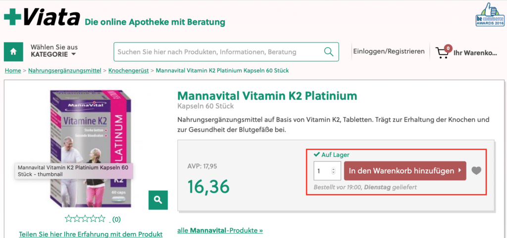 Viata Shop Gutschein einlösen - so gehts