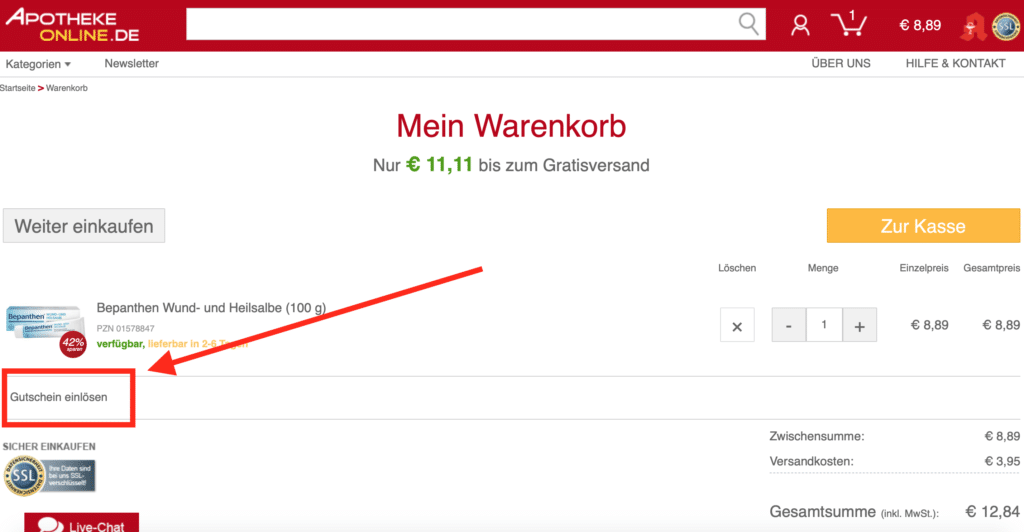 apotheke-online.de Gutscheine