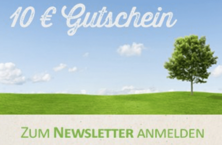 Gesundheitsmanufaktur 10€ Gutschein für Newsletteranmeldung